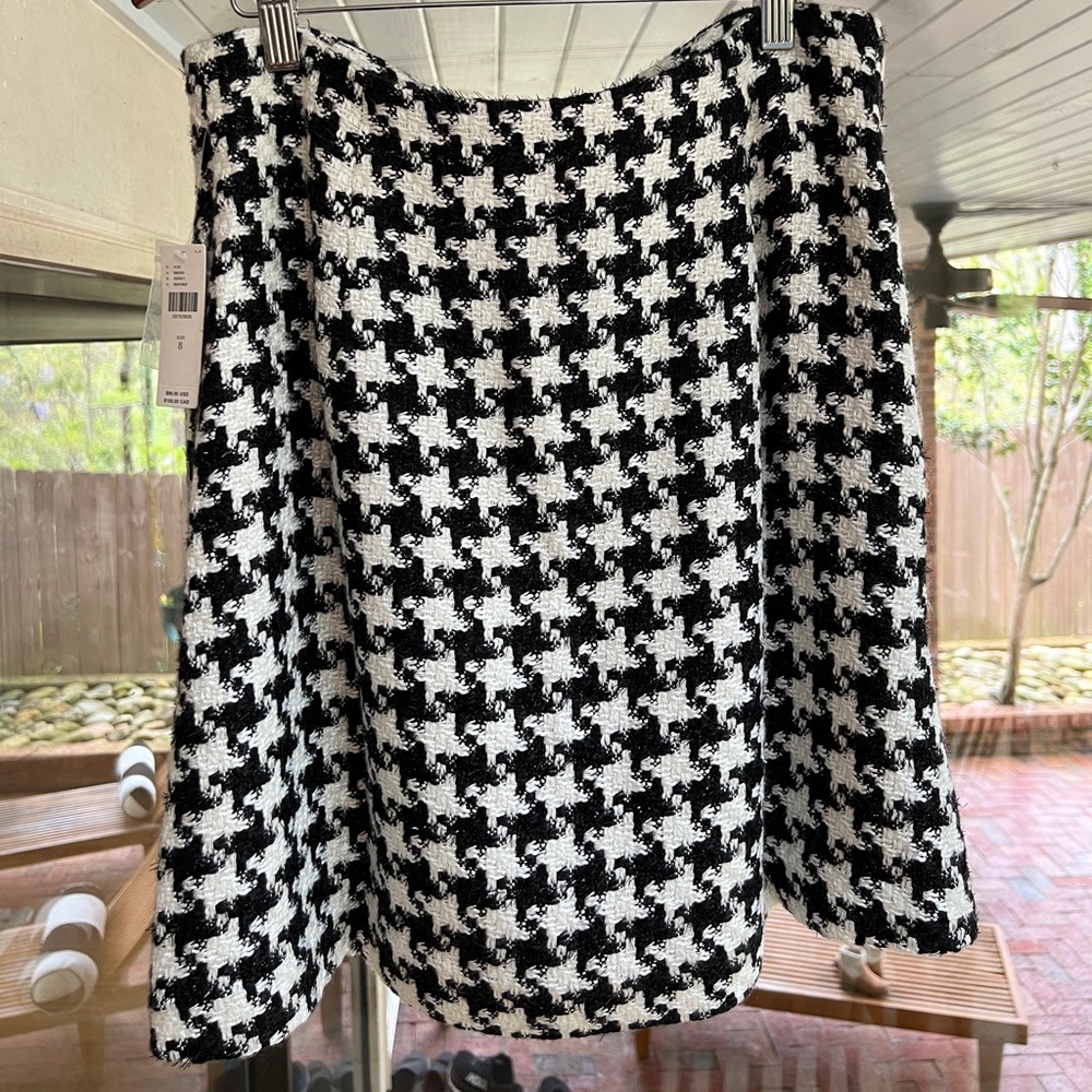 Anthropologie Houndstooth mini